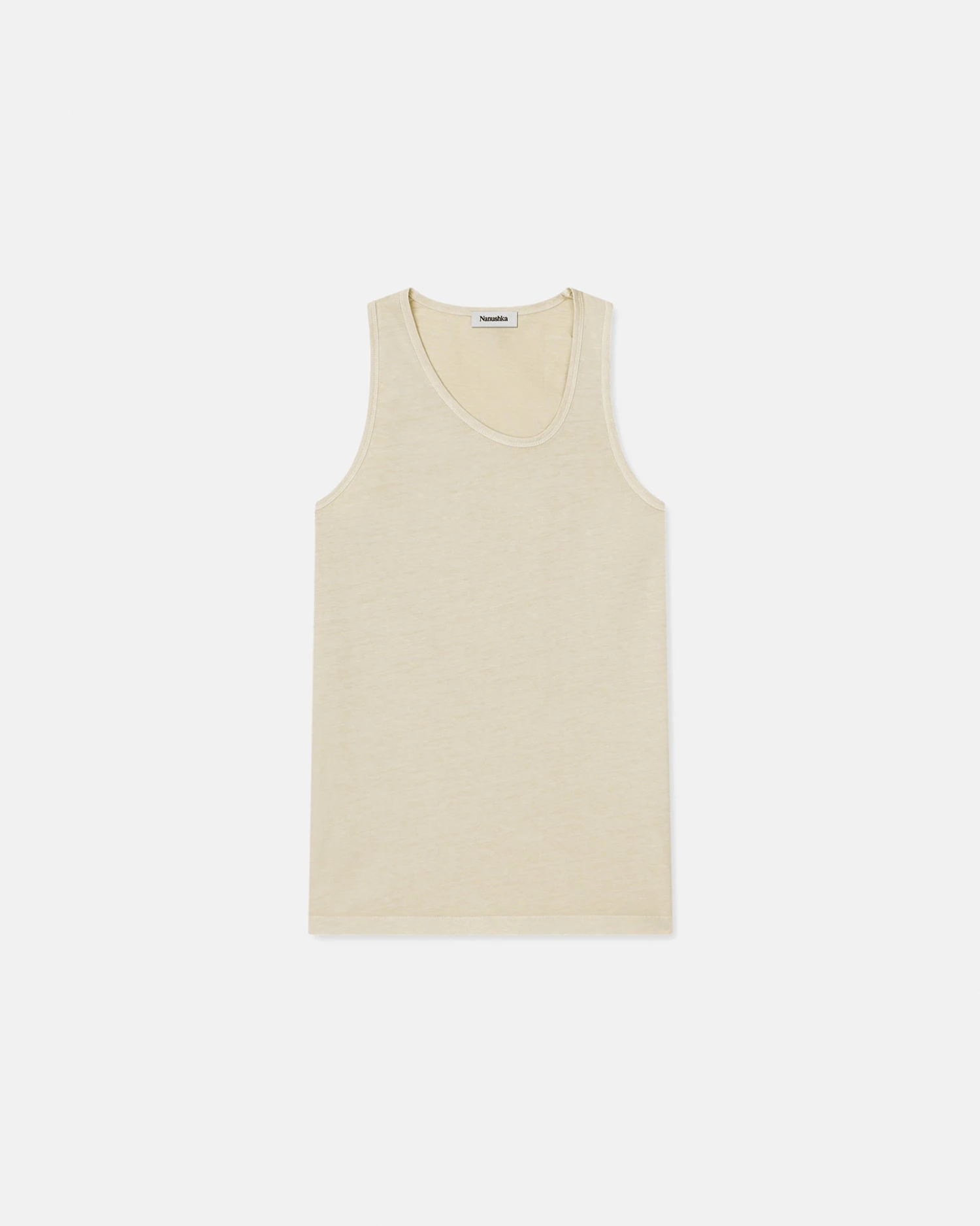 Nanushka Aziz - Organically Grown Cotton Tank Top - Shell 7 Nanushka Aziz - Organically Grown Cotton Tank Top - Shell - Image 5