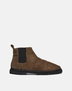 Nanushka Bede Mens - Rounded Toe Boot - Olive