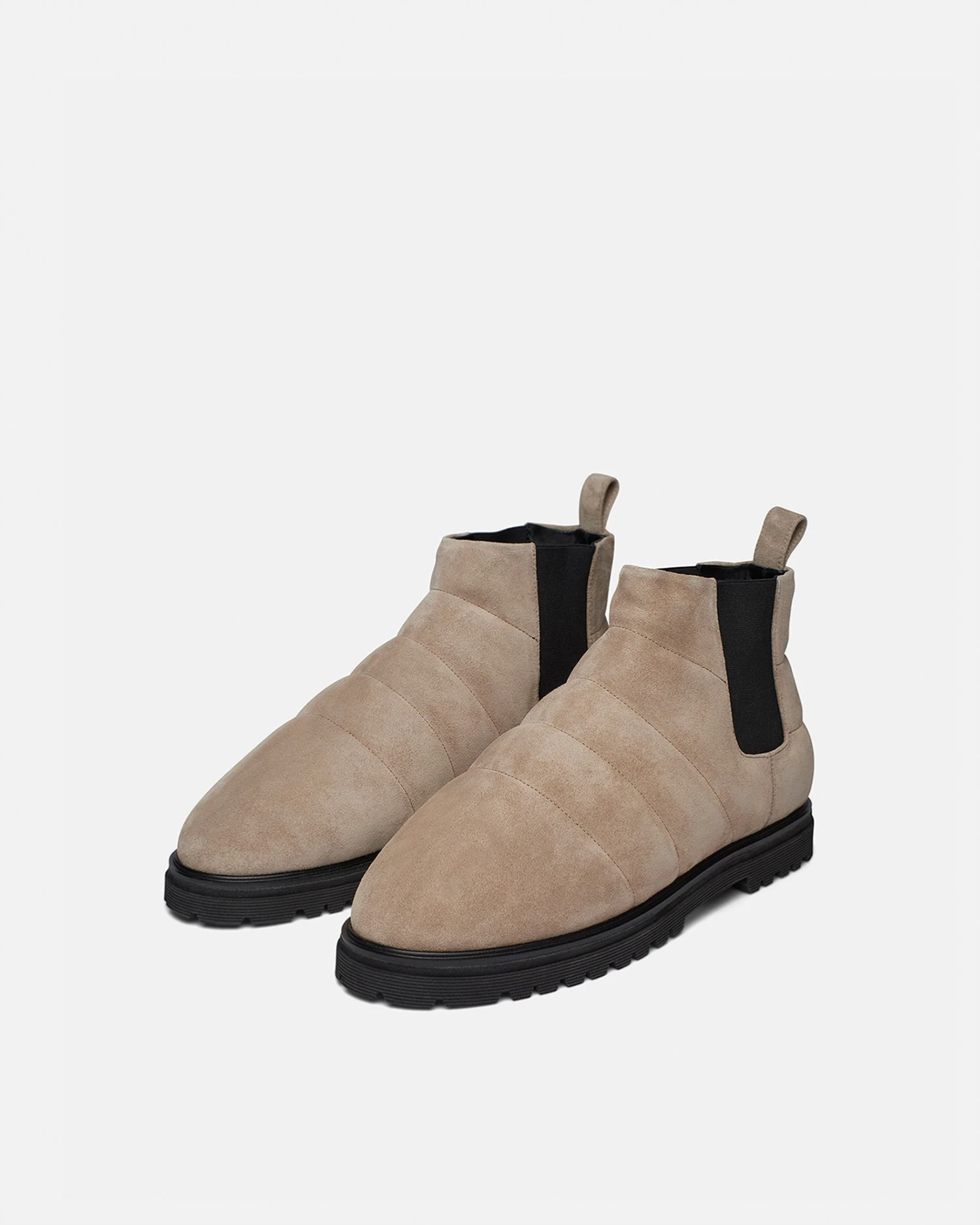 Nanushka Bede Mens - Rounded Toe Boot - Stone 4 Nanushka Bede Mens - Rounded Toe Boot - Stone - Image 2