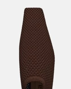 Nanushka Buju - Mesh-Knit Square-Toe Slip-On Shoes - Java -Nanushka Wear Shop BUJU JAVA MESH KNIT 04 19bae9e2 55f3 4024 8ddc a4dd61f0238a