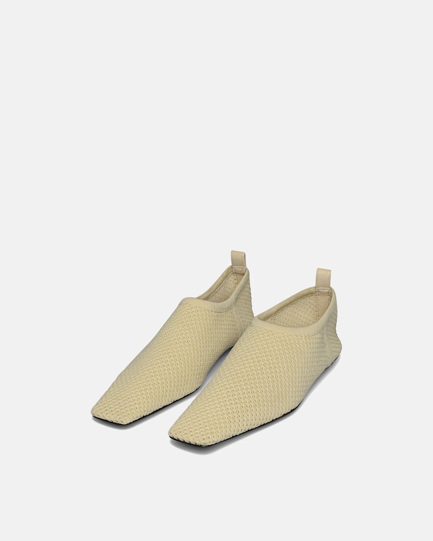 Nanushka Buju - Mesh-Knit Square-Toe Slip-On Shoes - Sand Mesh 4 Nanushka Buju - Mesh-Knit Square-Toe Slip-On Shoes - Sand Mesh - Image 2