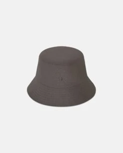 Nanushka Caran - Cotton-Canvas Bucket Hat - Asphalt