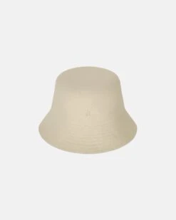 Nanushka Caran - Cotton-Canvas Bucket Hat - Shell Symbol