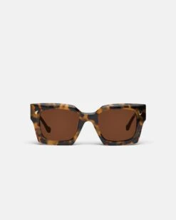 Nanushka Cordia - Bio-Plastic Sunglasses - Dark Amber