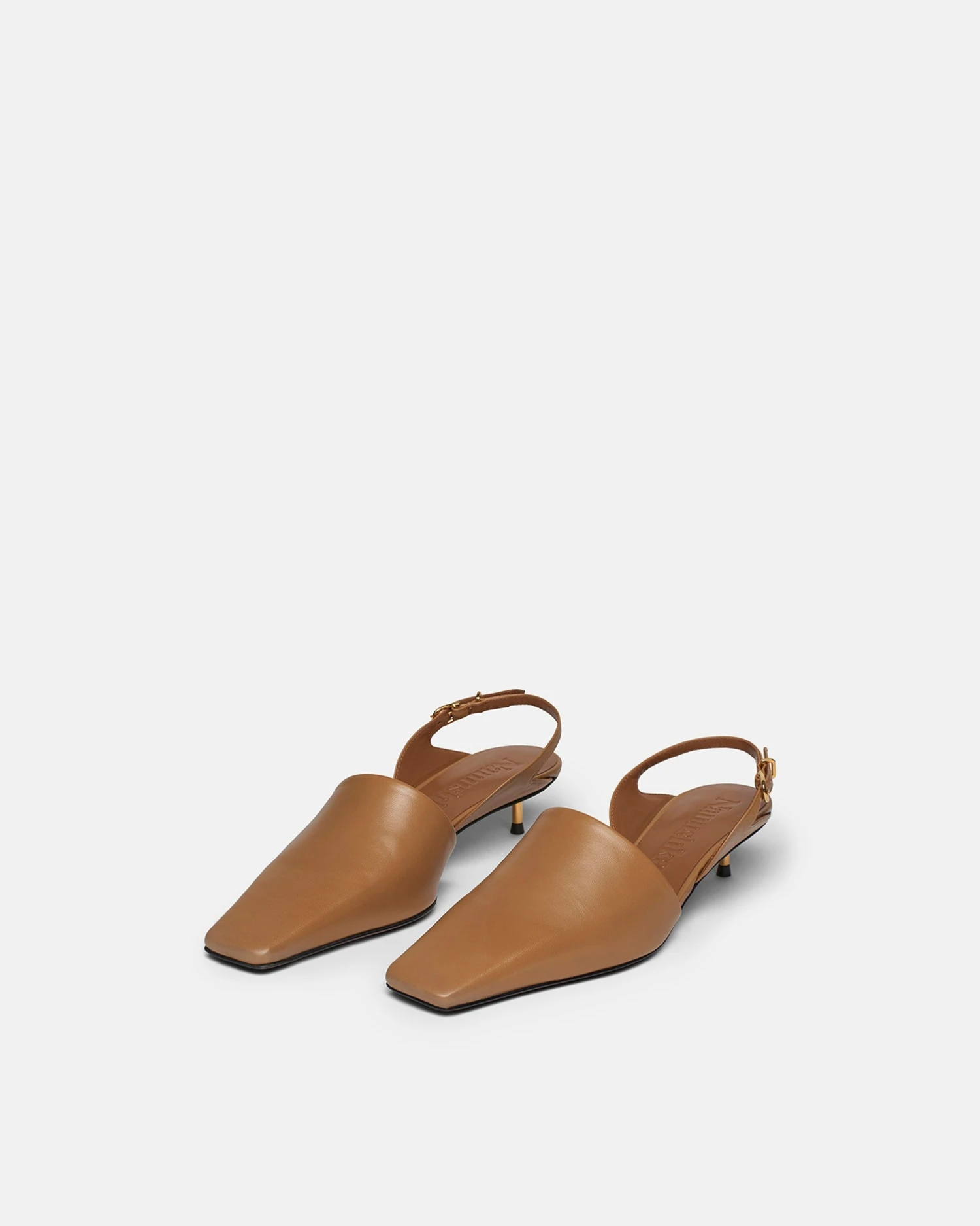 Nanushka Enaji - Leather Sandals - Nut Brown 4 Nanushka Enaji - Leather Sandals - Nut Brown - Image 2