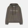 Nanushka Ever - Organically Grown Cotton-Fleece Hoodie - Asphalt