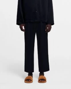 Nanushka Jiro - Slip Satin Pants - Black