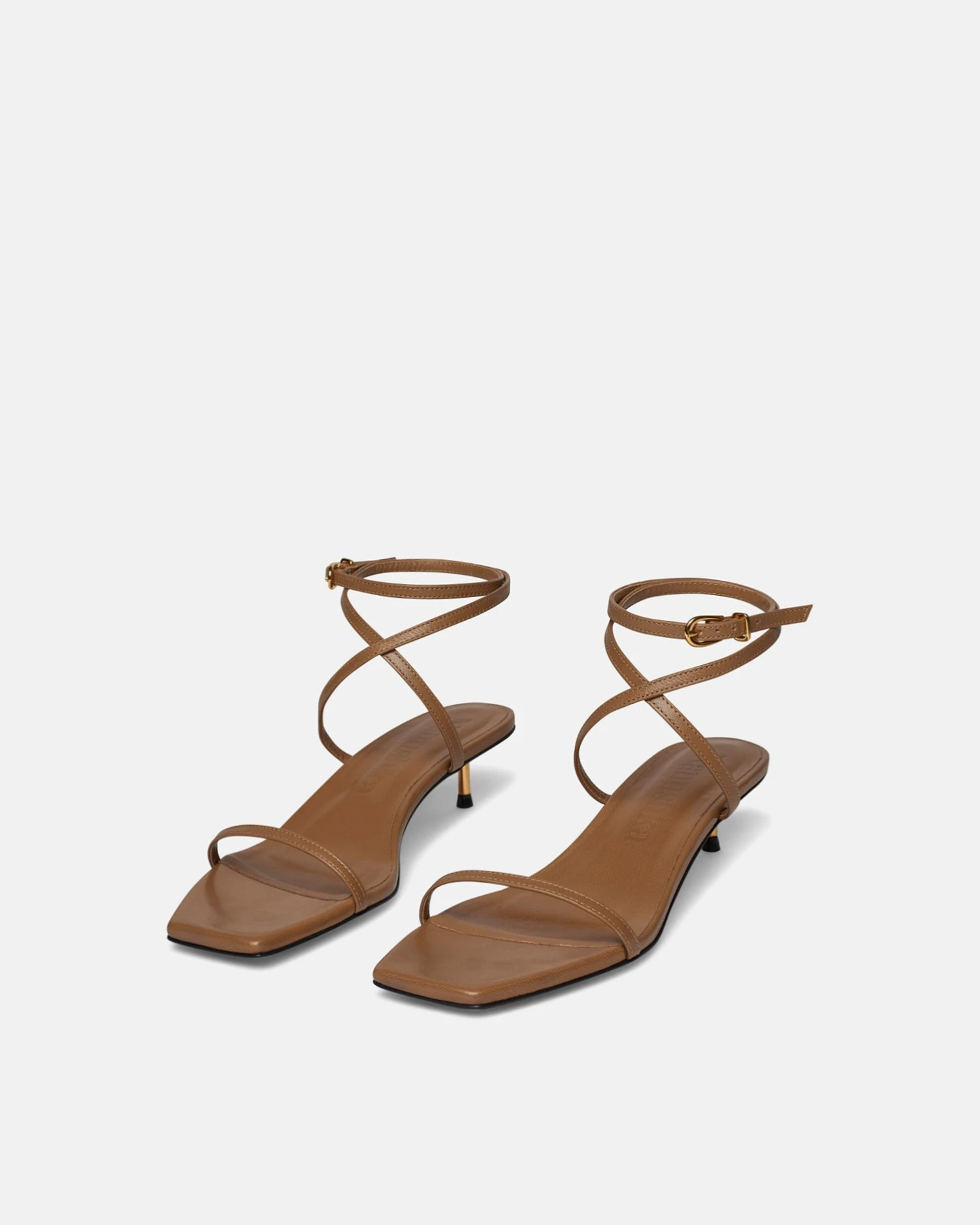 Nanushka Jol - Leather Sandals - Nut Brown 4 Nanushka Jol - Leather Sandals - Nut Brown - Image 2