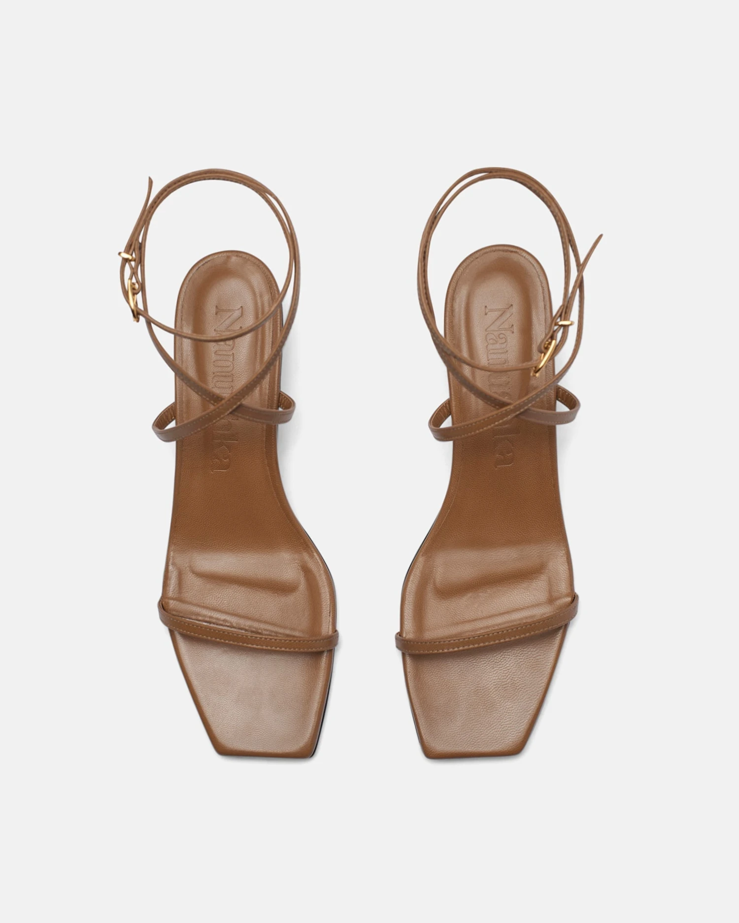 Nanushka Jol - Leather Sandals - Nut Brown 7 Nanushka Jol - Leather Sandals - Nut Brown - Image 5