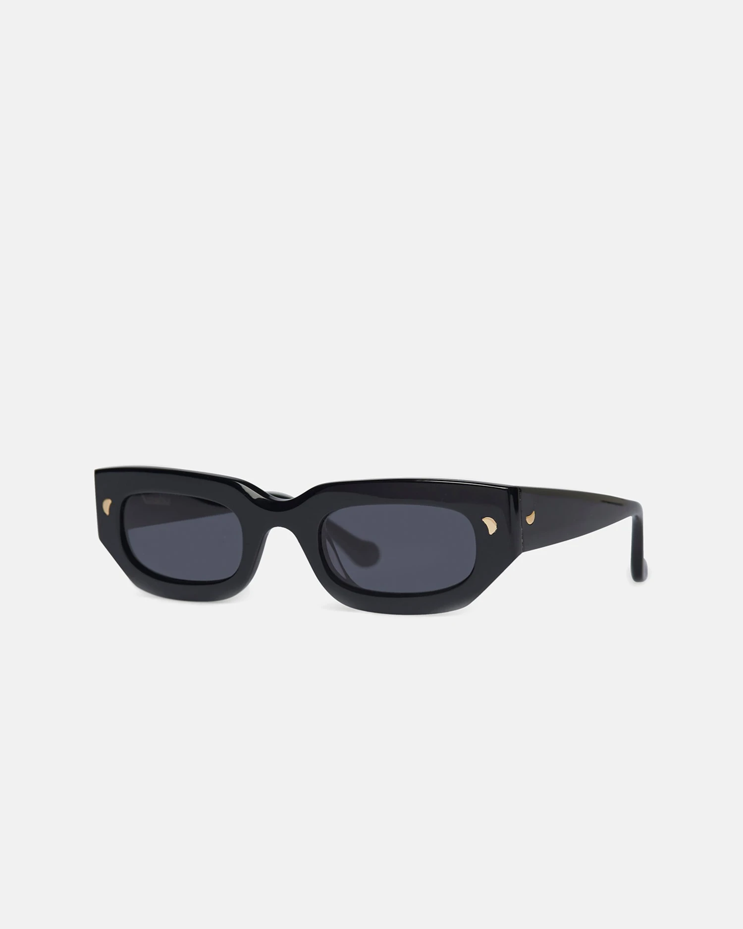 Nanushka Kadee - Bio-Plastic D-Frame Sunglasses - Grey/Black 4 Nanushka Kadee - Bio-Plastic D-Frame Sunglasses - Grey/Black - Image 2