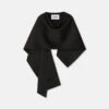 Nanushka Kamin - Wool And Silk-Blend Shawl - Black