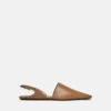 Nanushka Maimu - Leather Point-Toe Flats - Nut Brown