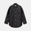 Nanushka Martin - Regenerated Leather Overshirt - Black