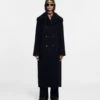 Nanushka Milma - Belted Coat - Black
