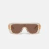 Nanushka Monsino - Oversized Square-Frame Sunglasses - Champagne Eyewear -Nanushka Wear Shop MONSINO TRANSPARENT CHAMPAGNE BIO PLASTIC 01 d5874fb5 c4e1 4565 9e30 5c22bc4a80e7