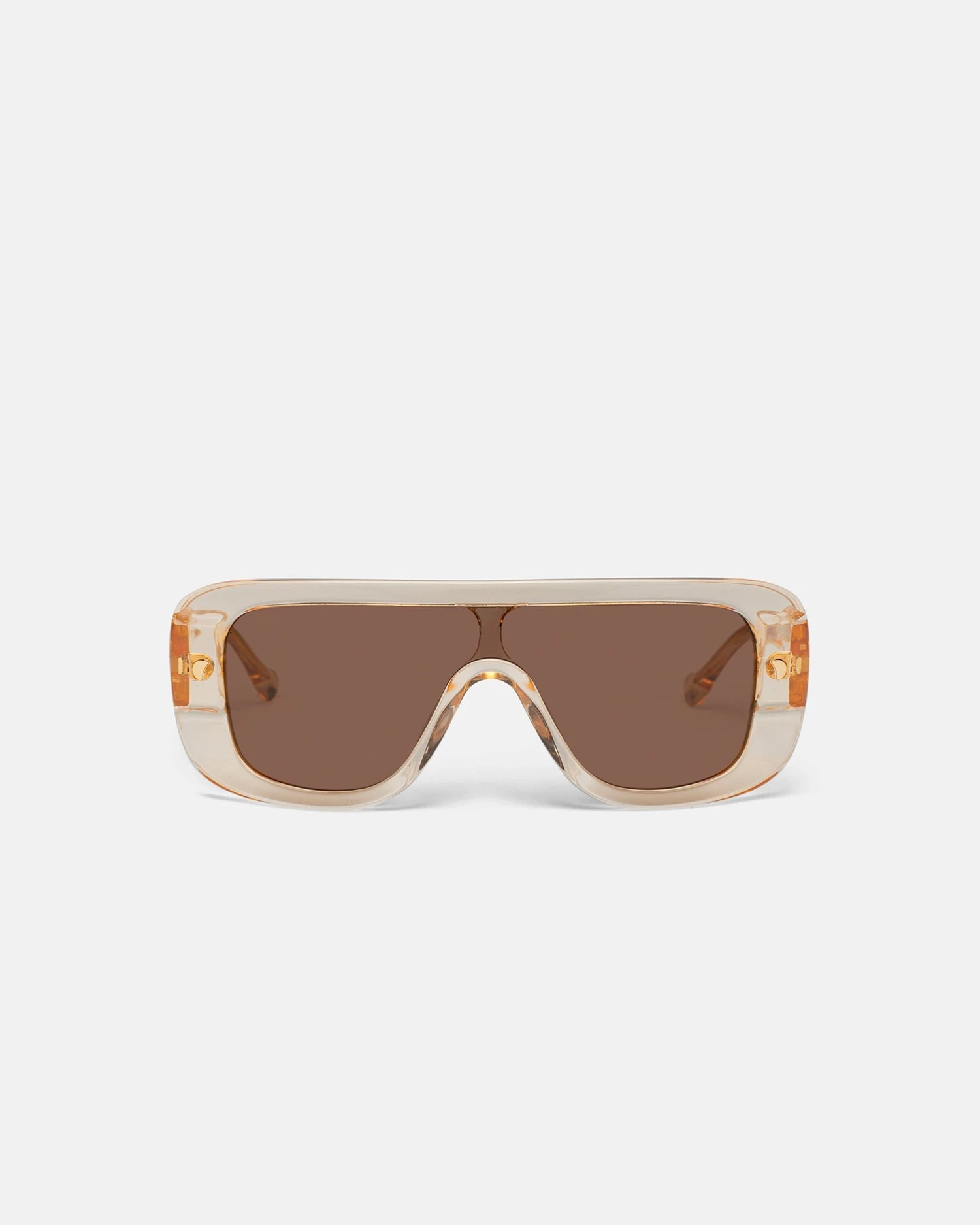 Nanushka Monsino - Oversized Square-Frame Sunglasses - Champagne Eyewear 3 Nanushka Monsino - Oversized Square-Frame Sunglasses - Champagne Eyewear