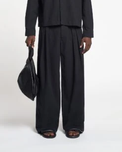 Nanushka Borre - Washed-Canvas Pants - Black