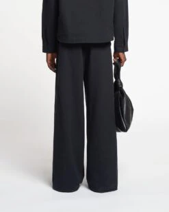 Nanushka Borre - Washed-Canvas Pants - Black 8 Nanushka Borre - Washed-Canvas Pants - Black -Nanushka Wear Shop NAN SS24 ECOMM MW BOTTOM DETAIL CROPPED 35