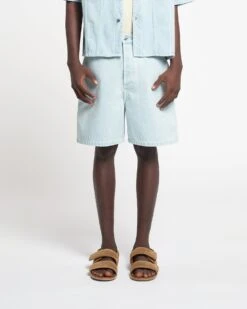 Nanushka Novan - Denim Shorts - Sun Bleach