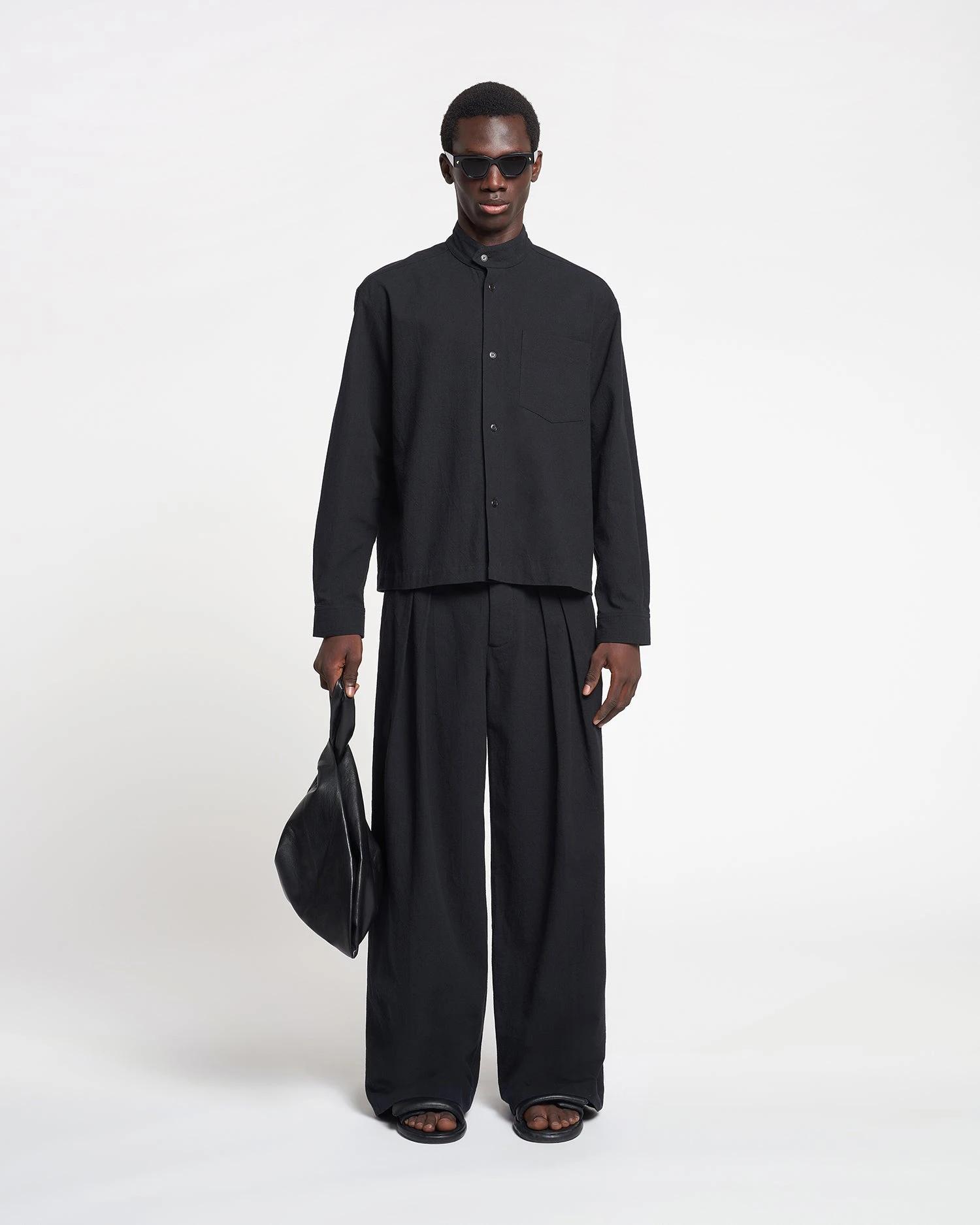 Nanushka Borre - Washed-Canvas Pants - Black 4 Nanushka Borre - Washed-Canvas Pants - Black - Image 2