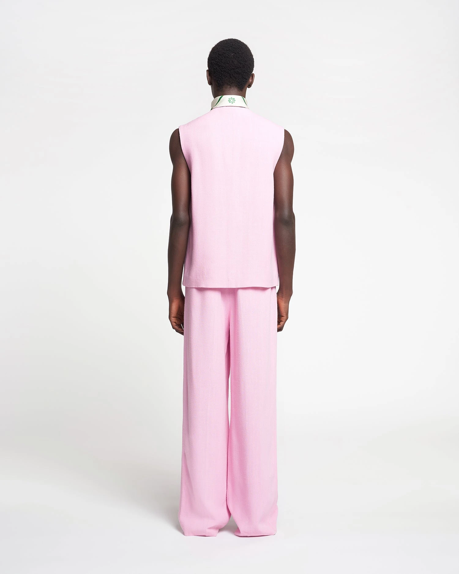 Nanushka Semme - Silk Viscose Tweed Vest - Orchid 6 Nanushka Semme - Silk Viscose Tweed Vest - Orchid - Image 4