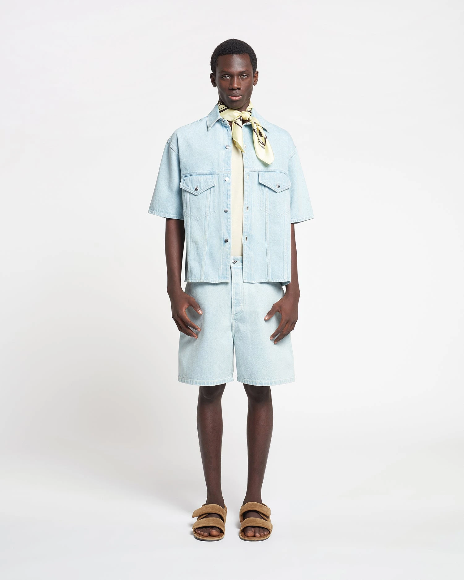 Nanushka Novan - Denim Shorts - Sun Bleach 5 Nanushka Novan - Denim Shorts - Sun Bleach - Image 3