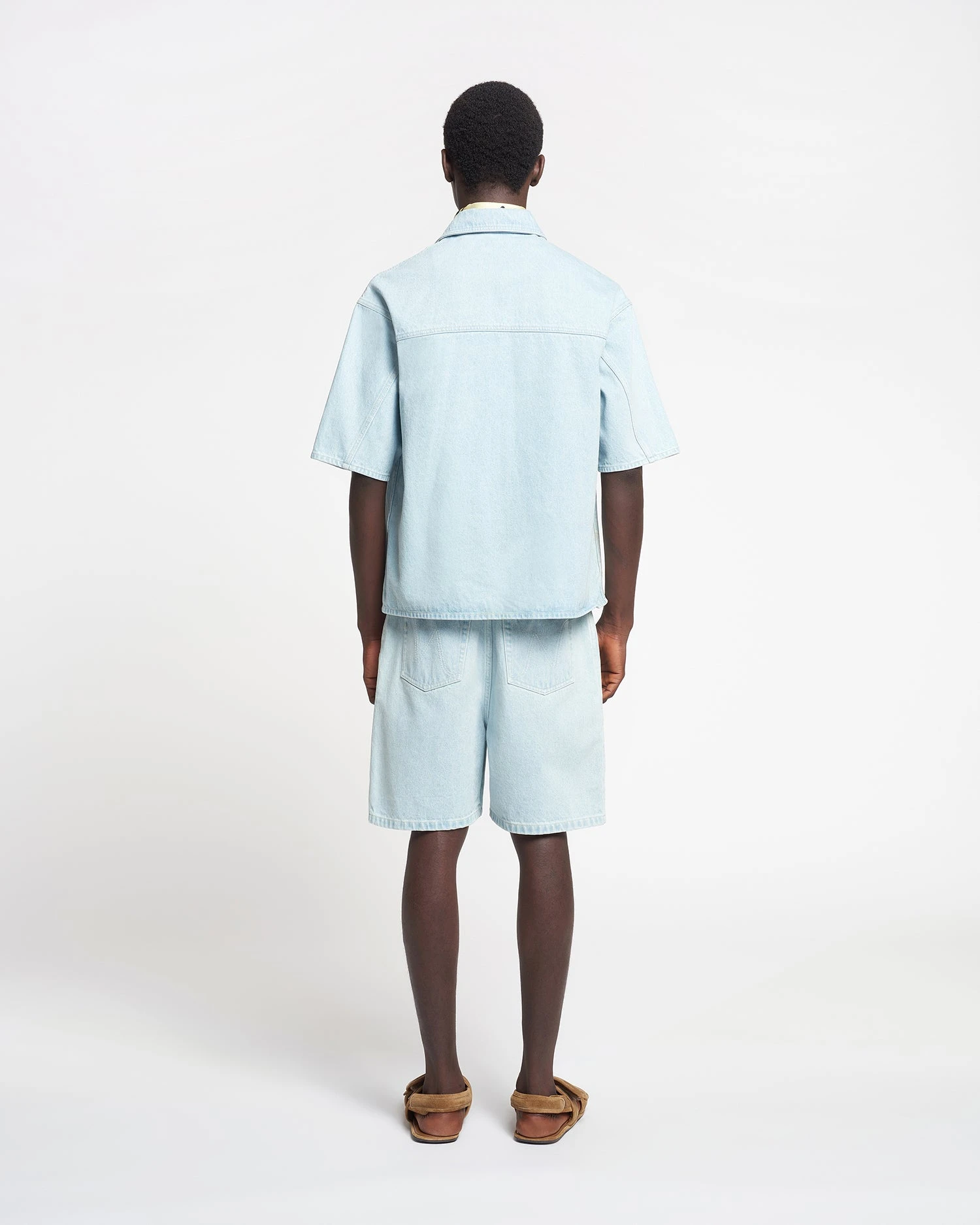 Nanushka Novan - Denim Shorts - Sun Bleach 6 Nanushka Novan - Denim Shorts - Sun Bleach - Image 4