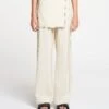 Nanushka Evea - Glass Poplin Pants - Oat