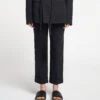 Nanushka Katrine - Washed-Canvas Pants - Black -Nanushka Wear Shop NAN SS24 ECOMM WW BOTTOM DETAIL CROPPED 56