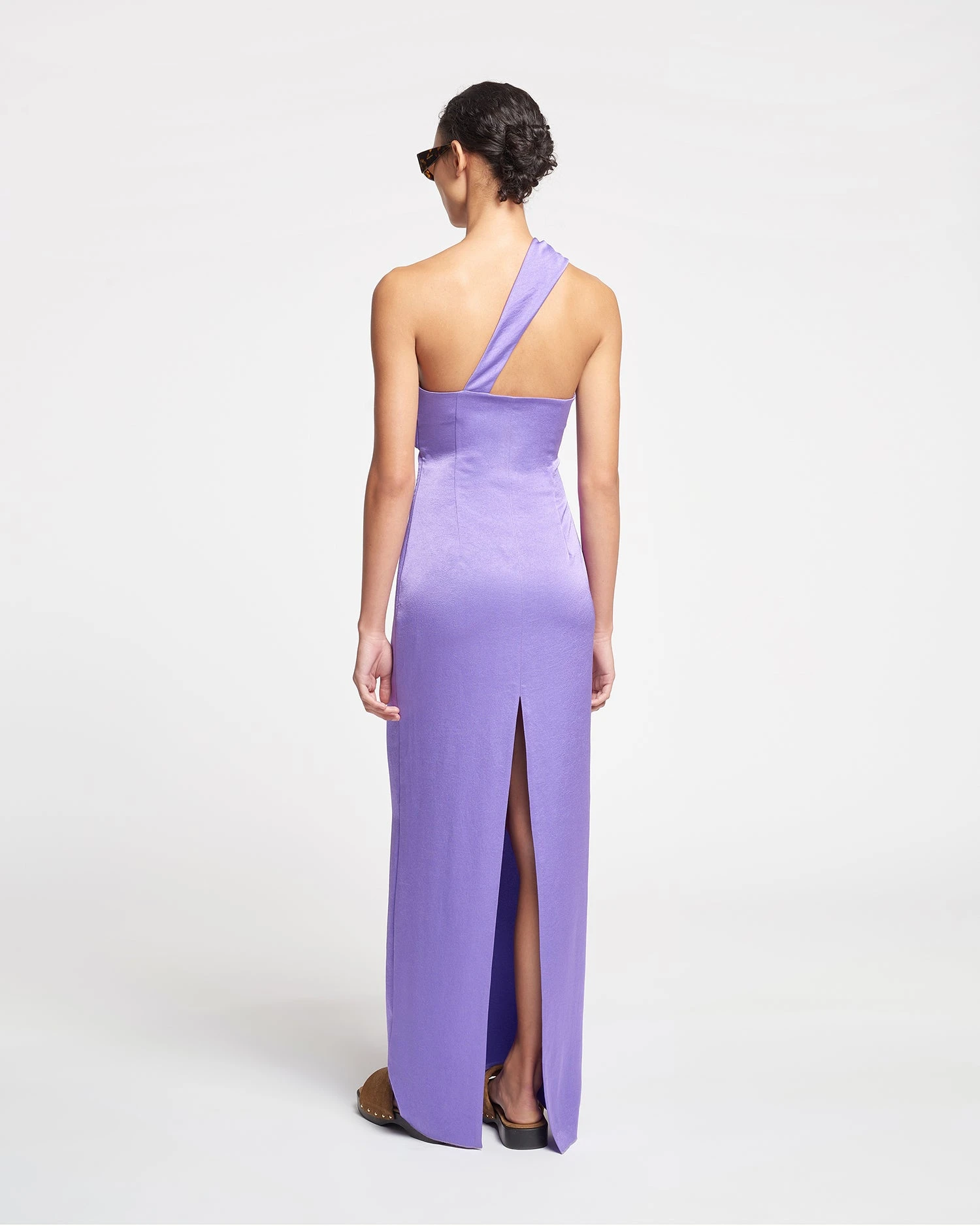 Nanushka Maseco - Twisted Crisp-Satin Maxi Dress - Iris 4 Nanushka Maseco - Twisted Crisp-Satin Maxi Dress - Iris - Image 2