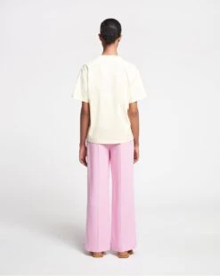 Nanushka Zoelle - Silk Viscose Tweed Pants - Orchid -Nanushka Wear Shop NAN SS24 ECOMM WW FULL BODY CROPPED 192