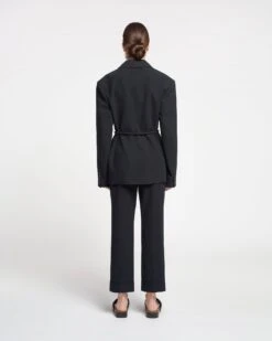 Nanushka Katrine - Washed-Canvas Pants - Black -Nanushka Wear Shop NAN SS24 ECOMM WW FULL BODY CROPPED 57