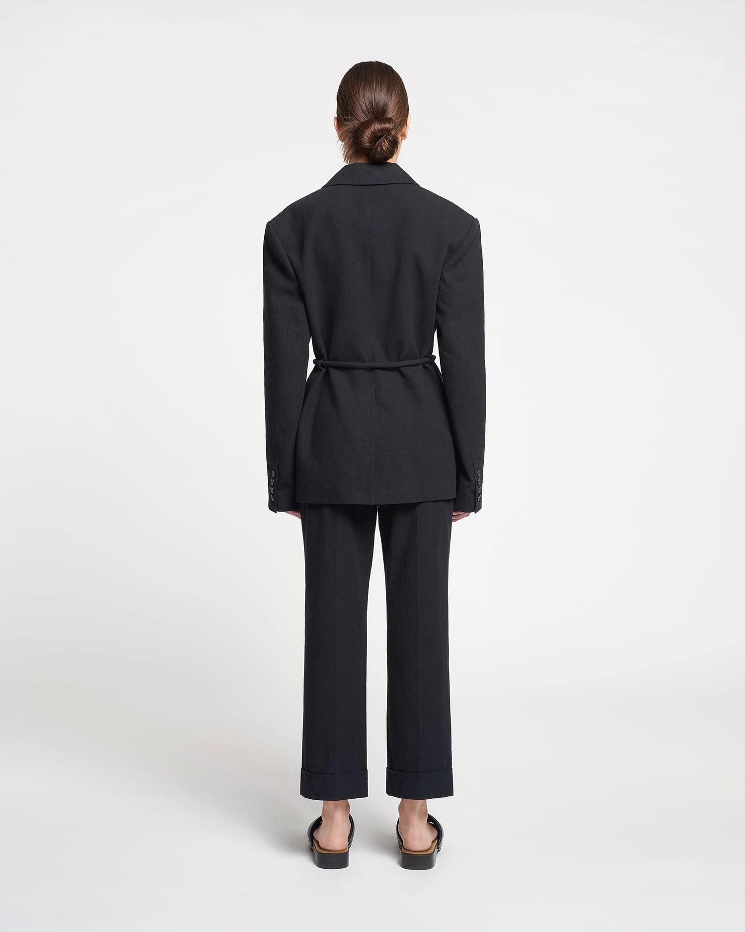 Nanushka Julienne - Washed-Canvas Blazer - Black 5 Nanushka Julienne - Washed-Canvas Blazer - Black - Image 3