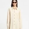 Nanushka Mya - Light Poplin Shirt - Beige