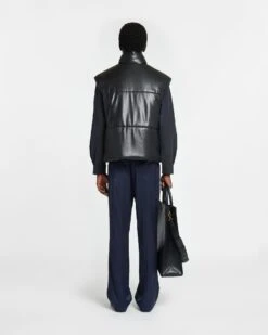 Nanushka Jovan - Okobor™ Alt-Leather Gilet - Black 8 Nanushka Jovan - Okobor™ Alt-Leather Gilet - Black -Nanushka Wear Shop NM23CRTP00299 JOVAN BLACK OKOBOR 02
