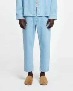 Nanushka Jasper - Workwear Jeans - Eco Light Wash