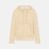 Nanushka Alesso - Crochet Hoodie - Creme -Nanushka Wear Shop NM24BCSW00271 ALESSO CREME PAPER CROCHET