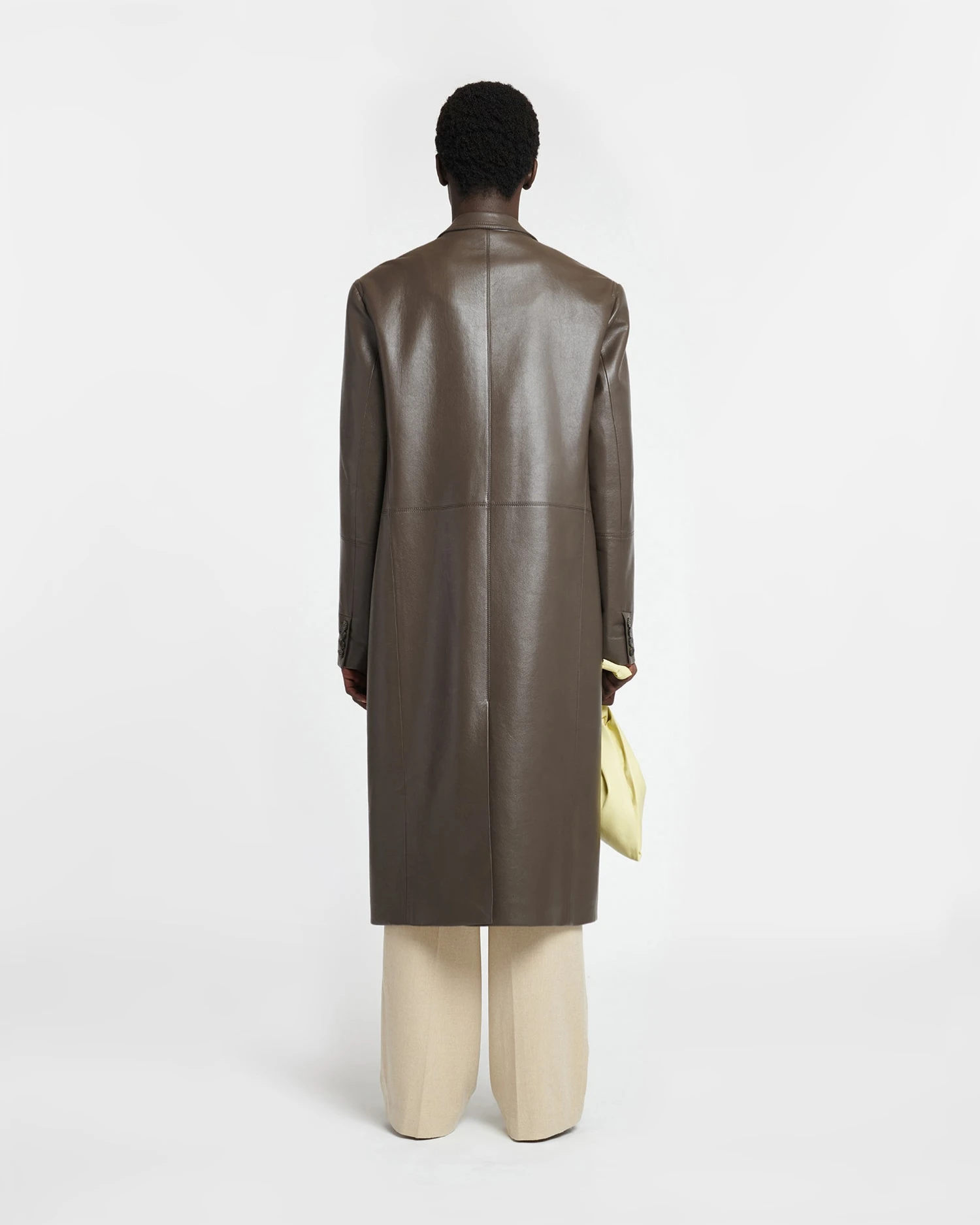 Nanushka Sverre - Regenerated Leather Coat - Coffee Bean 5 Nanushka Sverre - Regenerated Leather Coat - Coffee Bean - Image 3