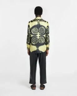 Nanushka Sebas - Printed Silk-Twill Shirt - Spiral Spray -Nanushka Wear Shop NM24RSSH01799 SEBAS SPIRALSPRAY TWILLSILK 02