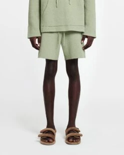 Nanushka Walter - Terry-Knit Shorts - Faded Sage