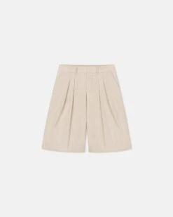 Nanushka Carsten - Washed Canvas Shorts - Natural