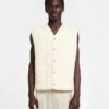 Nanushka Tymen - Quilted Tech Poplin Vest - Creme -Nanushka Wear Shop NM24RSTP00674 TYMEN CREME QUILTEDTECHPOPLIN 03