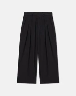 Nanushka Borre - Washed-Canvas Pants - Black 9 Nanushka Borre - Washed-Canvas Pants - Black -Nanushka Wear Shop NM24SSPA00399 BORRE BLACK WASHED CANVAS