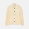 Nanushka Jiske - Crochet Shirt - Creme