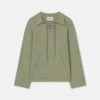 Nanushka Jorrit - Terry-Knit Sweater - Sage -Nanushka Wear Shop NU24RSSW00879 JORRIT FADED SAGE TERRY KNIT