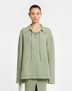 Nanushka Wear Shop -Nanushka Wear Shop NU24RSSW00879 JORRIT FADEDSAGE TERRYKNIT 03