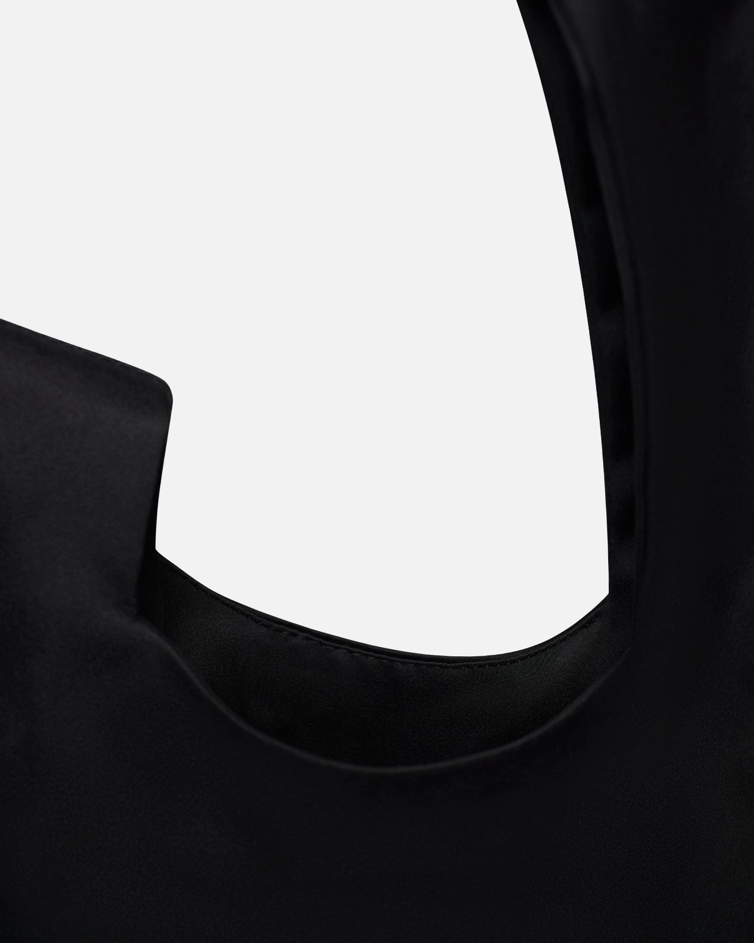 Nanushka Jen Mini Fringe - Tech Satin Clutch Bag - Black 8 Nanushka Jen Mini Fringe - Tech Satin Clutch Bag - Black - Image 6