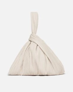 Nanushka Jen - Large Pleated Vegan Leather Clutch - White 14 Nanushka Jen - Large Pleated Vegan Leather Clutch - White -Nanushka Wear Shop NW21RSBG04271 JENLARGE OFFWHITE PLEATEDALT LEATHER 03
