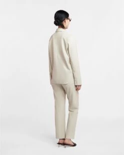 Nanushka Vinni - Okobor™ Alt-Leather Pants - Creme -Nanushka Wear Shop NW22CRPA00271 VINNI CREME OKOBOR 03