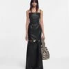 Nanushka Freza - Okobor™ Alt-Leather Maxi Dress - Black